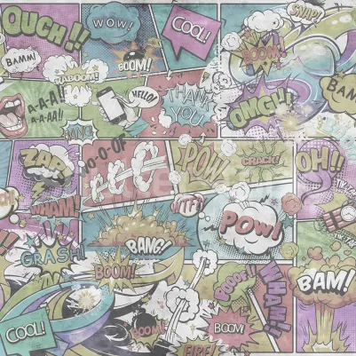 Comics, Vintage pattern image
