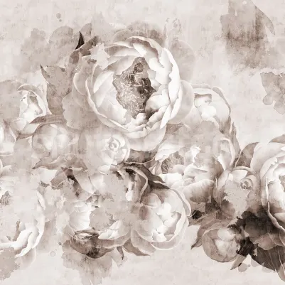Peony Garden, Vintage pattern image