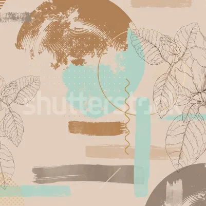 Abstract Retro, Pastel pattern image