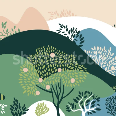Apple Garden, Multi pattern image