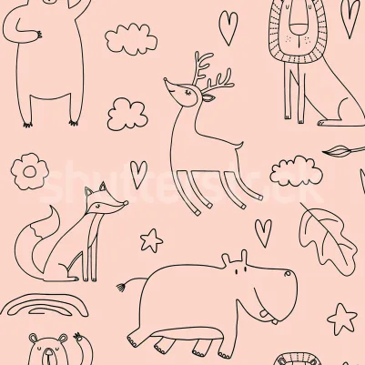 Sketches, Pink pattern image