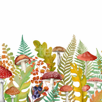 Autumn Meadow, Rainbow pattern image
