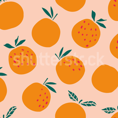 Oranges, Pink pattern image