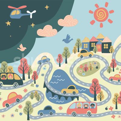 Fun Town, Multi pattern image