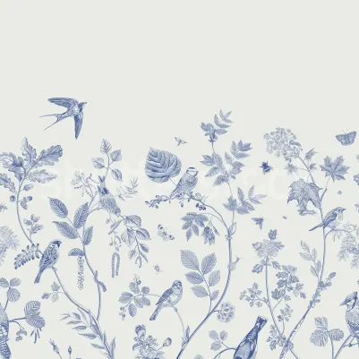 Spring Day, Blue pattern image