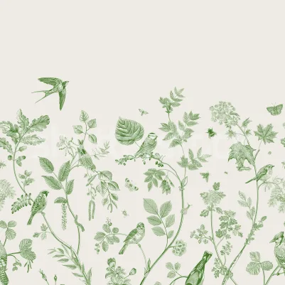 Spring Day, Green pattern image
