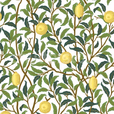 Lemon Garden, Day pattern image