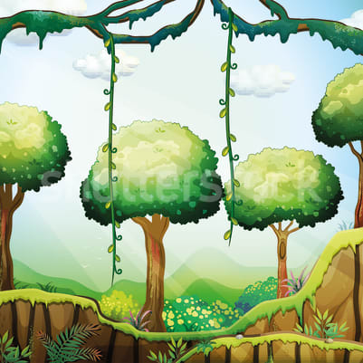Gaming World, Green pattern image