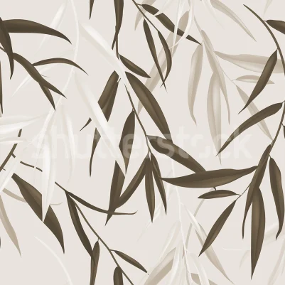 Bamboo Jungle, Brown pattern image