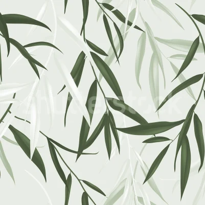 Bamboo Jungle, Green pattern image