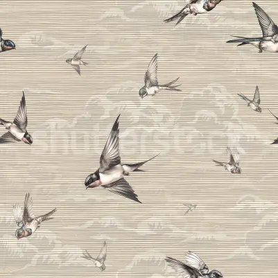 Swallow Sky, Beige pattern image