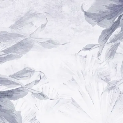 Leafy Dream, Blue pattern image