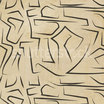 Artistic Lines, Beige pattern image