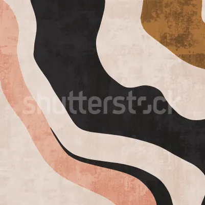 Abstract Flow, Beige pattern image