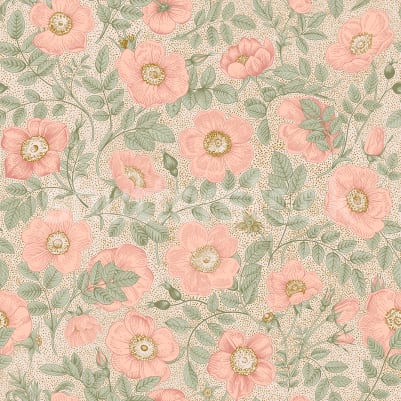 Briar Bloom, Pink pattern image