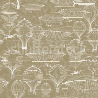 Bon Voyage, Beige pattern image