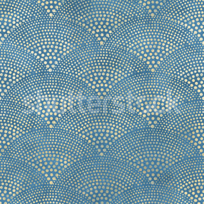 Shimmer Fan, Blue pattern image