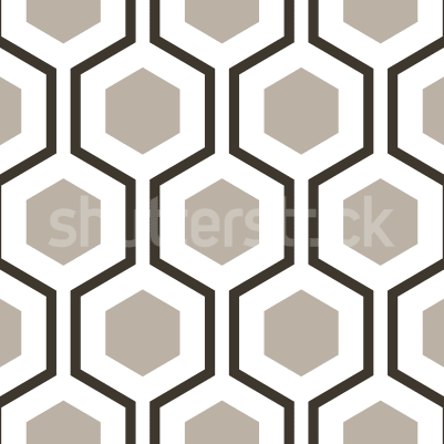 Bold Hexagon, Gray pattern image