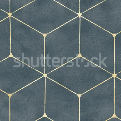 Hexaeder, Blue pattern image
