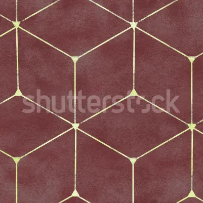 Hexaeder, Burgundy pattern image