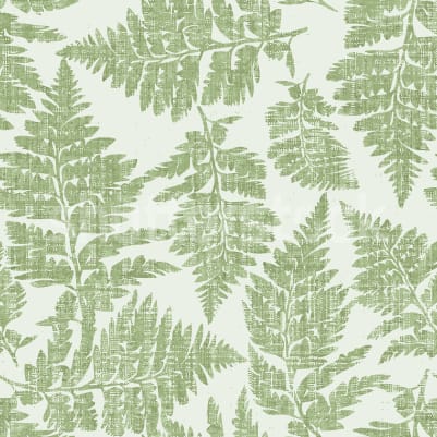 Fern Print, Green pattern image