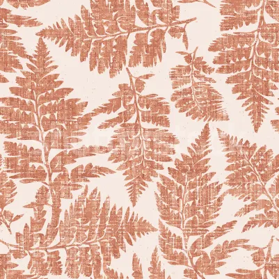 Fern Print, Rust pattern image