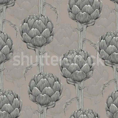 Cynara Grace, Soft Beige pattern image