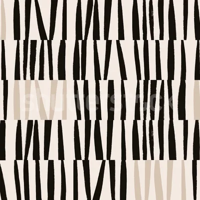 Bold Strokes, Black & Beige pattern image