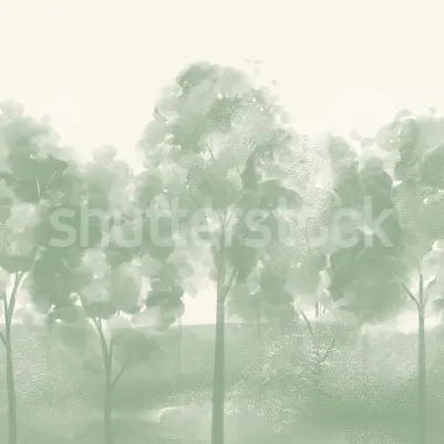 Misty Grove, Green pattern image
