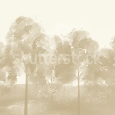 Misty Grove, Beige pattern image