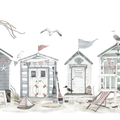 Tiny Beach Houses, Soft pattern image