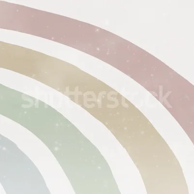 Shimmer Rainbow, Pastel pattern image