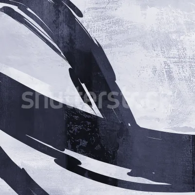 Artzy Stripes, Blue pattern image