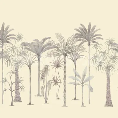 Playful Palms, Yellow pattern image