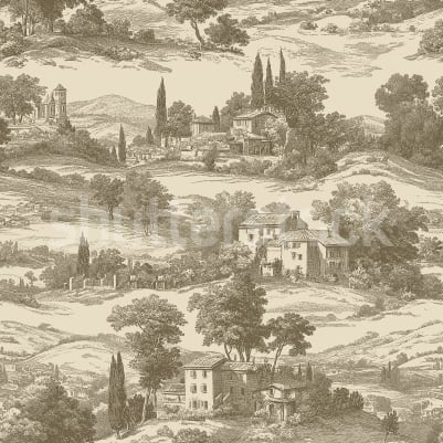 Countryside Toile, Cotswold Cream pattern image