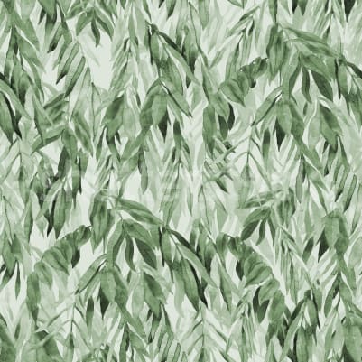 Hanging Branches, Solid Green pattern image