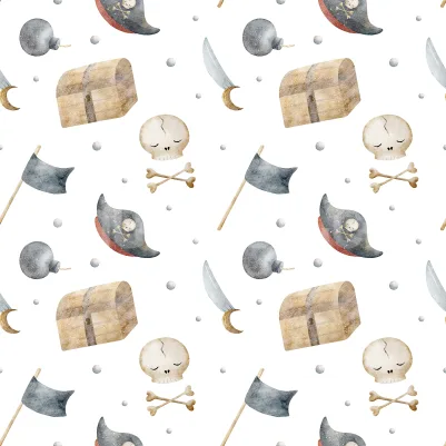 Treasure Hunt, Pastel pattern image