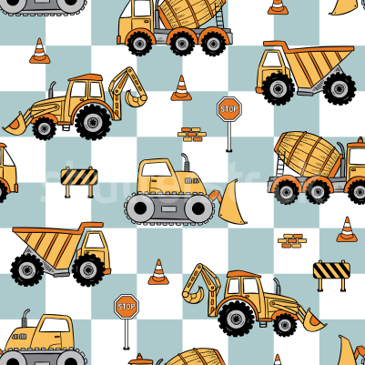 Vehicles, Blue pattern image