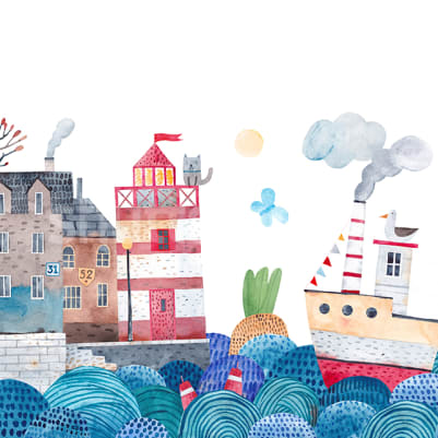 Village by the Sea, Multi pattern image