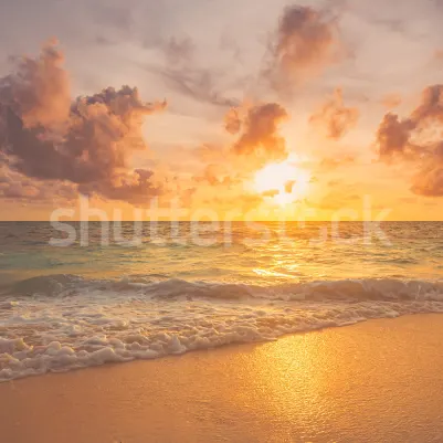 Seaside at Dawn, Soft pattern image