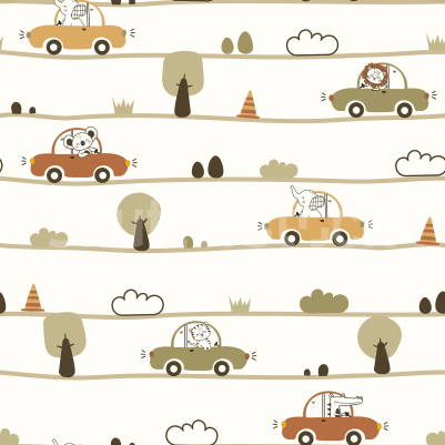 On the Road, Pastel pattern image