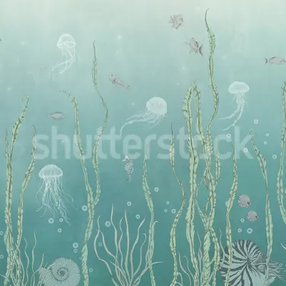 Below the Surface, Blue pattern image