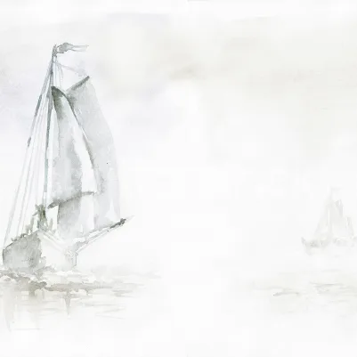 Sailing Boat, Gray pattern image
