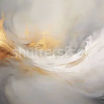 Aqua Flow, Gold pattern image