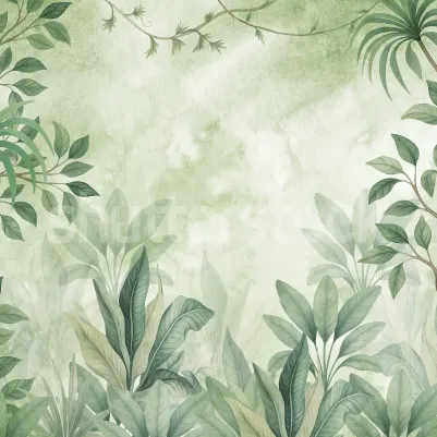 Leafy Greenery, Lush pattern image