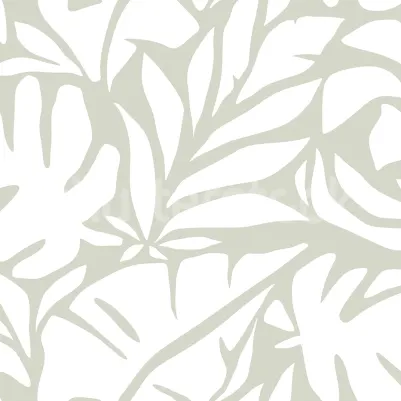 Floral Expression, Beige pattern image