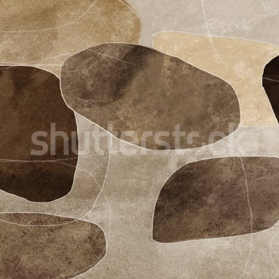 Geometry Forms, Brown pattern image