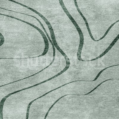 Calm Waves, Green pattern image