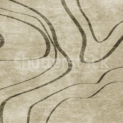 Calm Waves, Beige pattern image