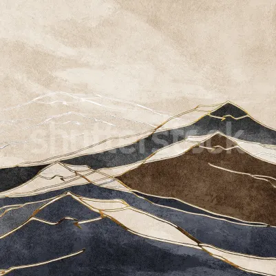 Painted Mountains, Natural pattern image